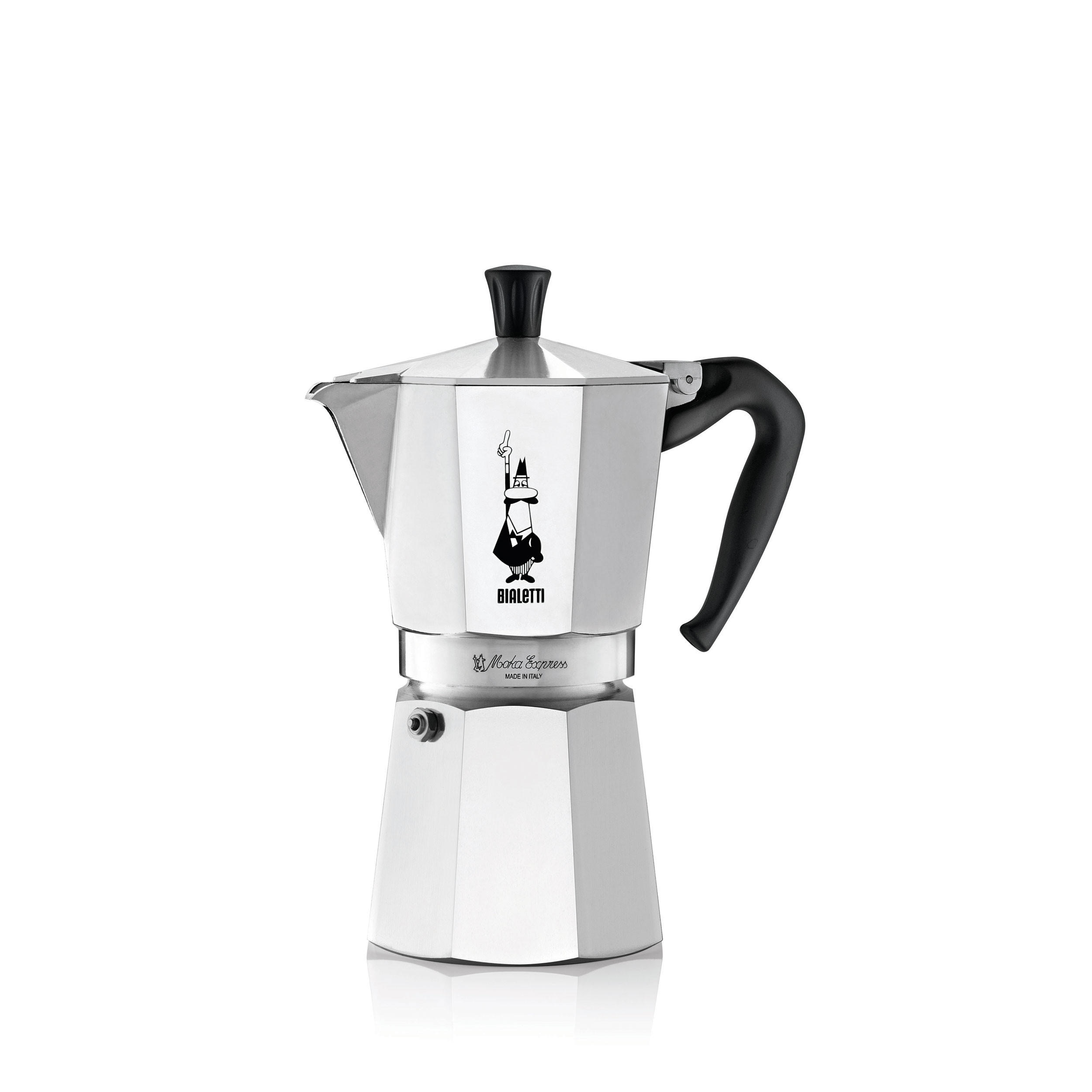 ESPRESSOKOCHER Moka Express La Mokina, 1 Tasse, Aluminium, Silber, 40 ml - Silberfarben, Metall (13/25/17cm) - Bialetti