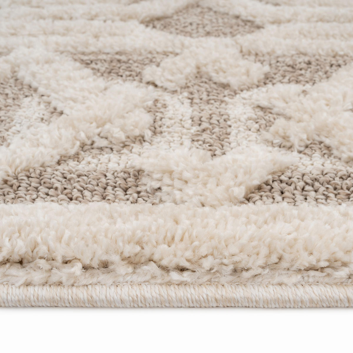 VINTAGE-TEPPICH Meya Beige - Beige, Textil (120/170cm) - Kukoon Rugs