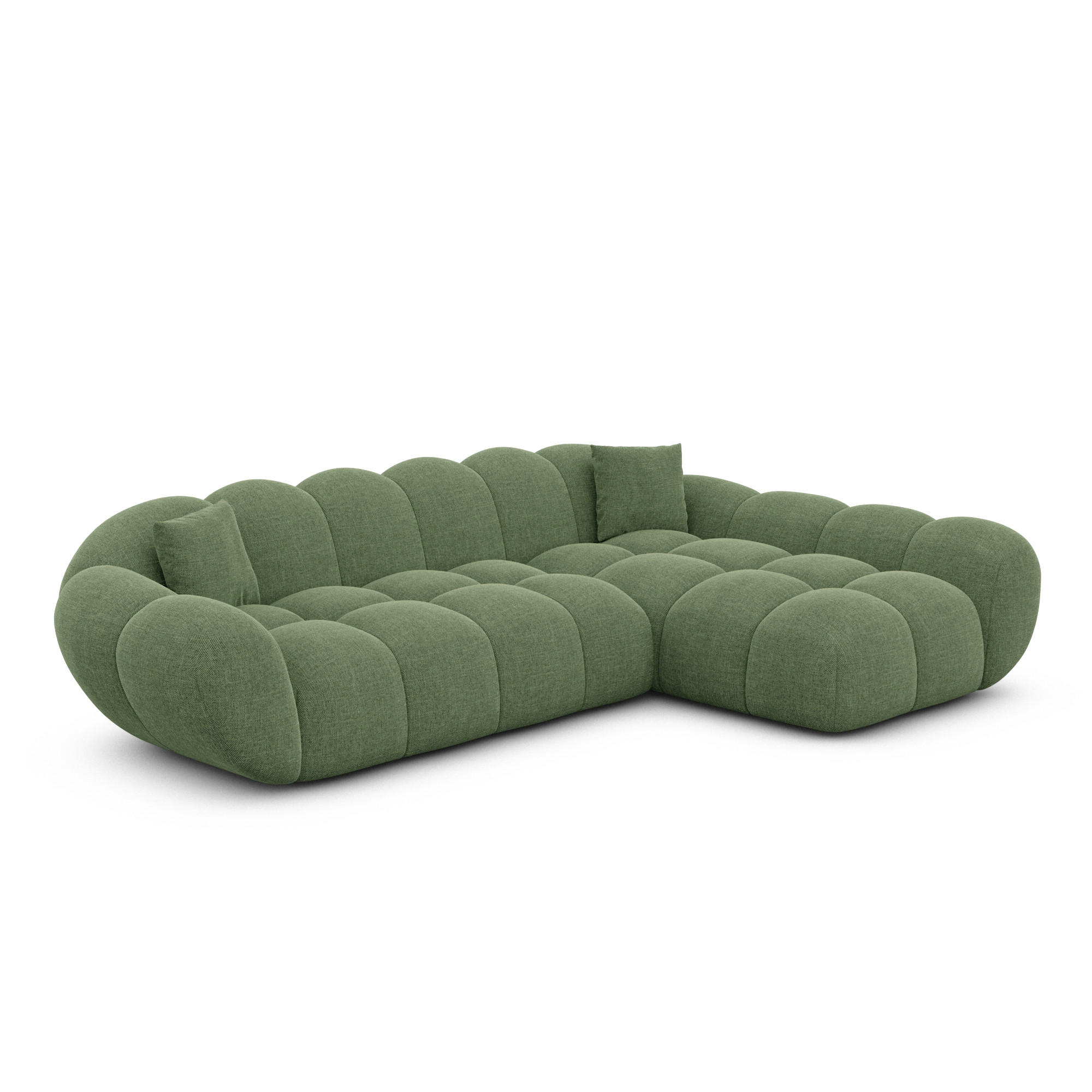 Varoyal Ecksofa Grün 265x160 cm