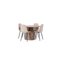 TISCHGRUPPE Natur - Naturfarben, Holzwerkstoff (120/75/120cm) - ebuy24