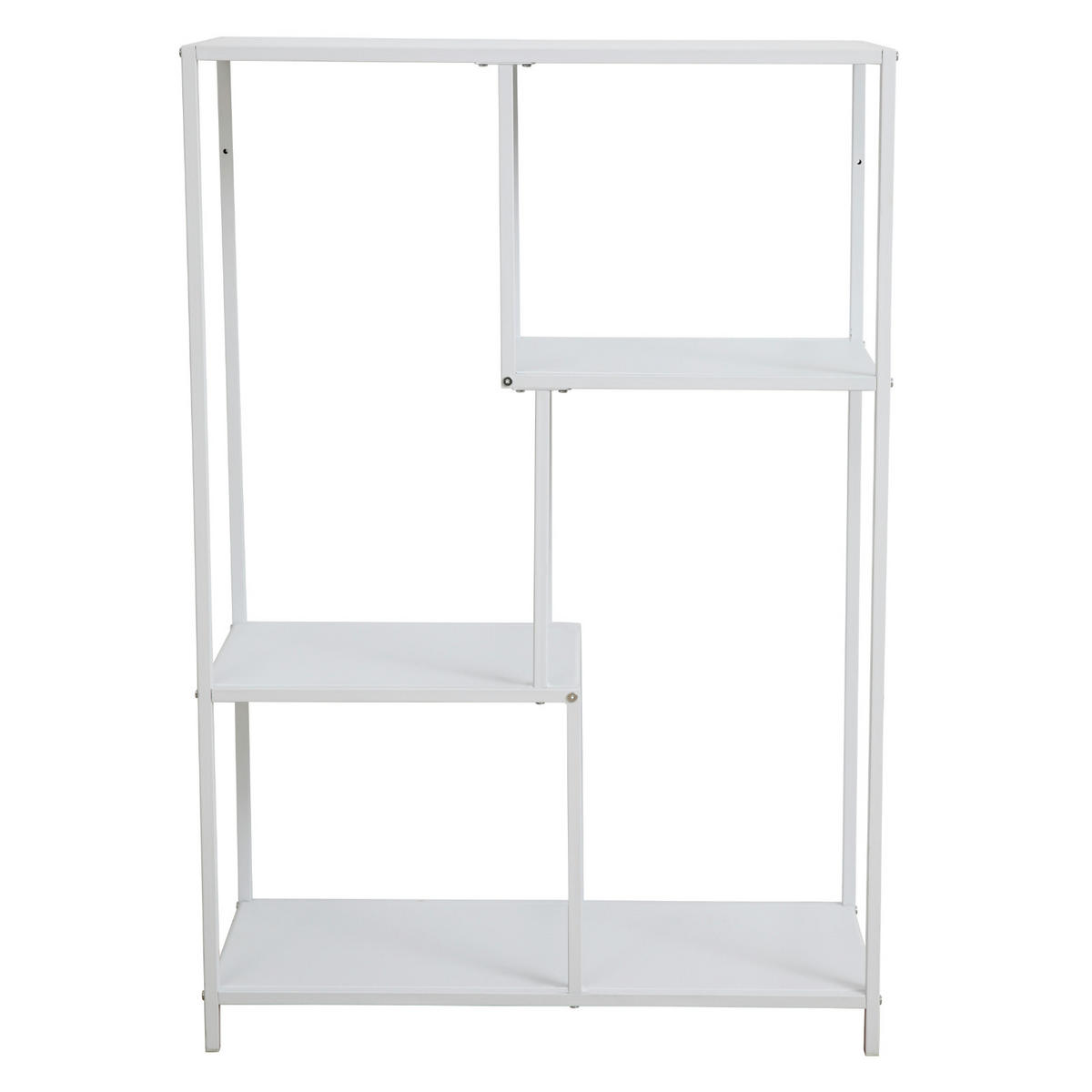 METALLREGAL CARME Weiß - Weiß, Metall (77/114/33cm) - SVITA