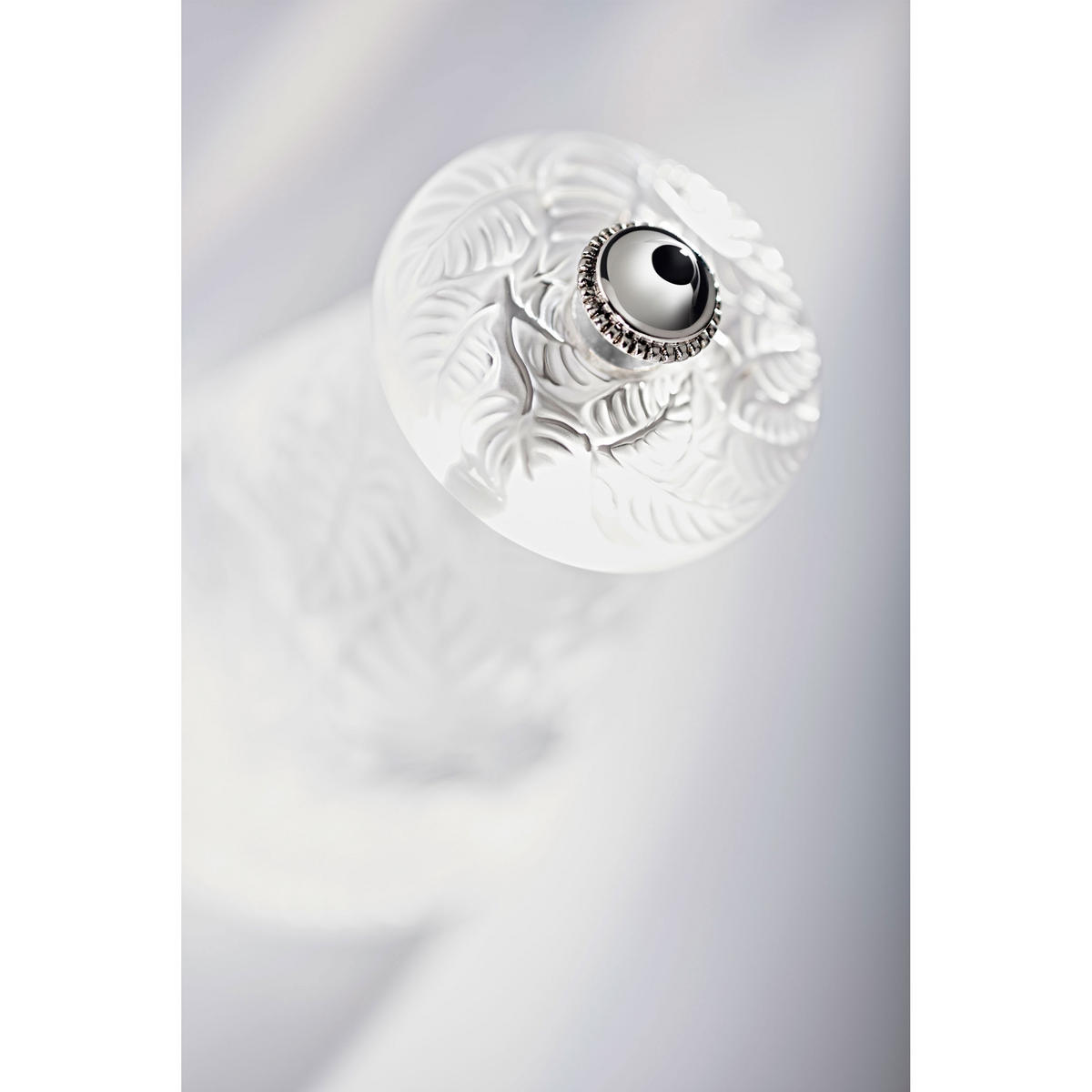 SALZMÜHLE Lalique 9cm Buchenholz Stahlmahlwerk - Transparent, Glas (5.6/9/5.6cm) - PEUGEOT