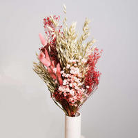 TROCKENBLUMEN Strauß Ein Hauch von Rosa - Rosa, Naturmaterialien (50cm) - Lykke & You