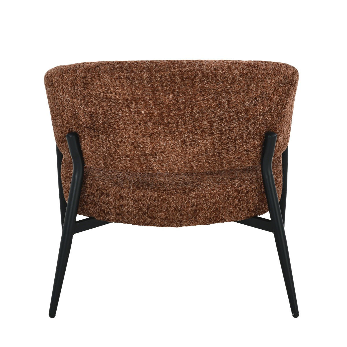 SESSEL Dilan Rot 72.5 /73/75 cm - Dunkelrot, Textil (73/75/72.5cm) - Livingfurn