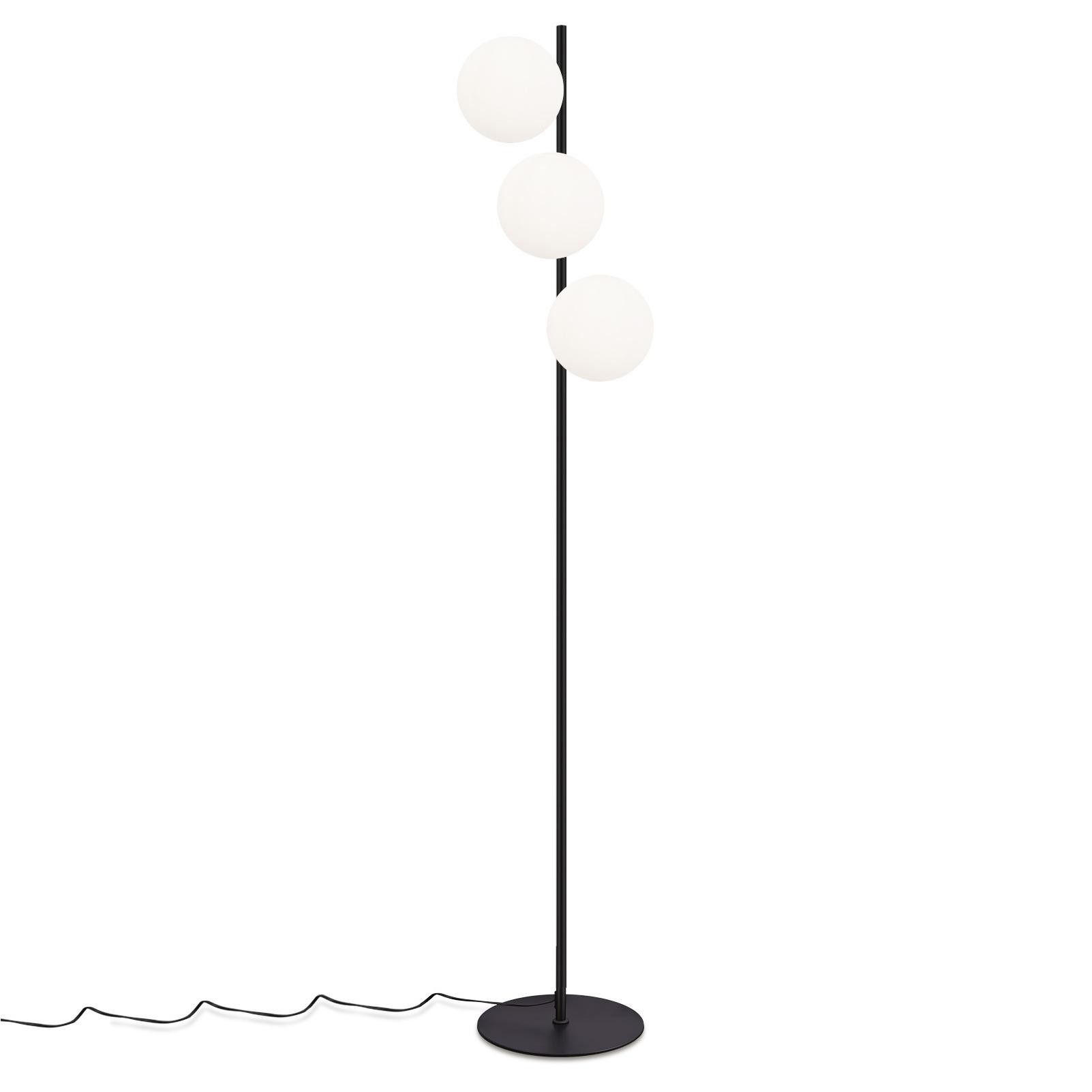 STEHLEUCHTE Dresden 25/14/150 cm - Weiß, Metall (25/20/143cm) - Nettlife