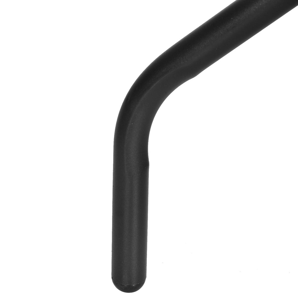GARTENTISCH, Schwarz, Metall - Ahornfarben/Schwarz, Kunststoff/Metall (60/60/70cm) - Outsunny