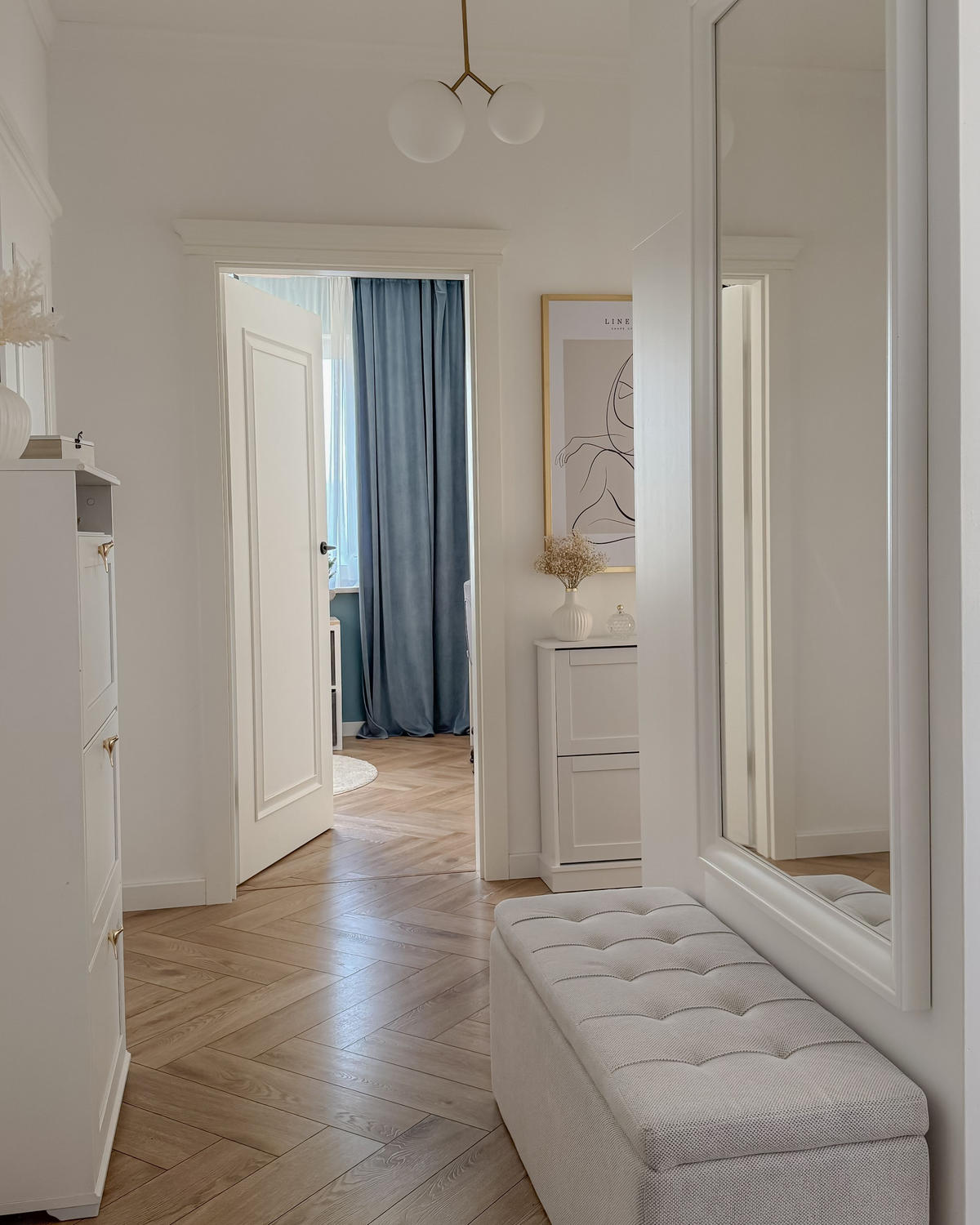 OTOMAN s úložným prostorem Látka Krémově bílý Orem - krémová, textil (100/42/40cm) - Beliani