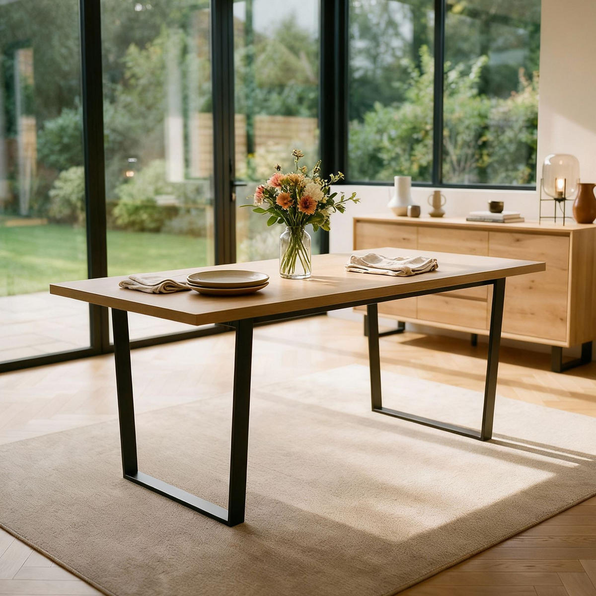 ESSTISCH VIDAGO - Wildeiche, Holzwerkstoff (90/180/76cm) - CARO-Möbel