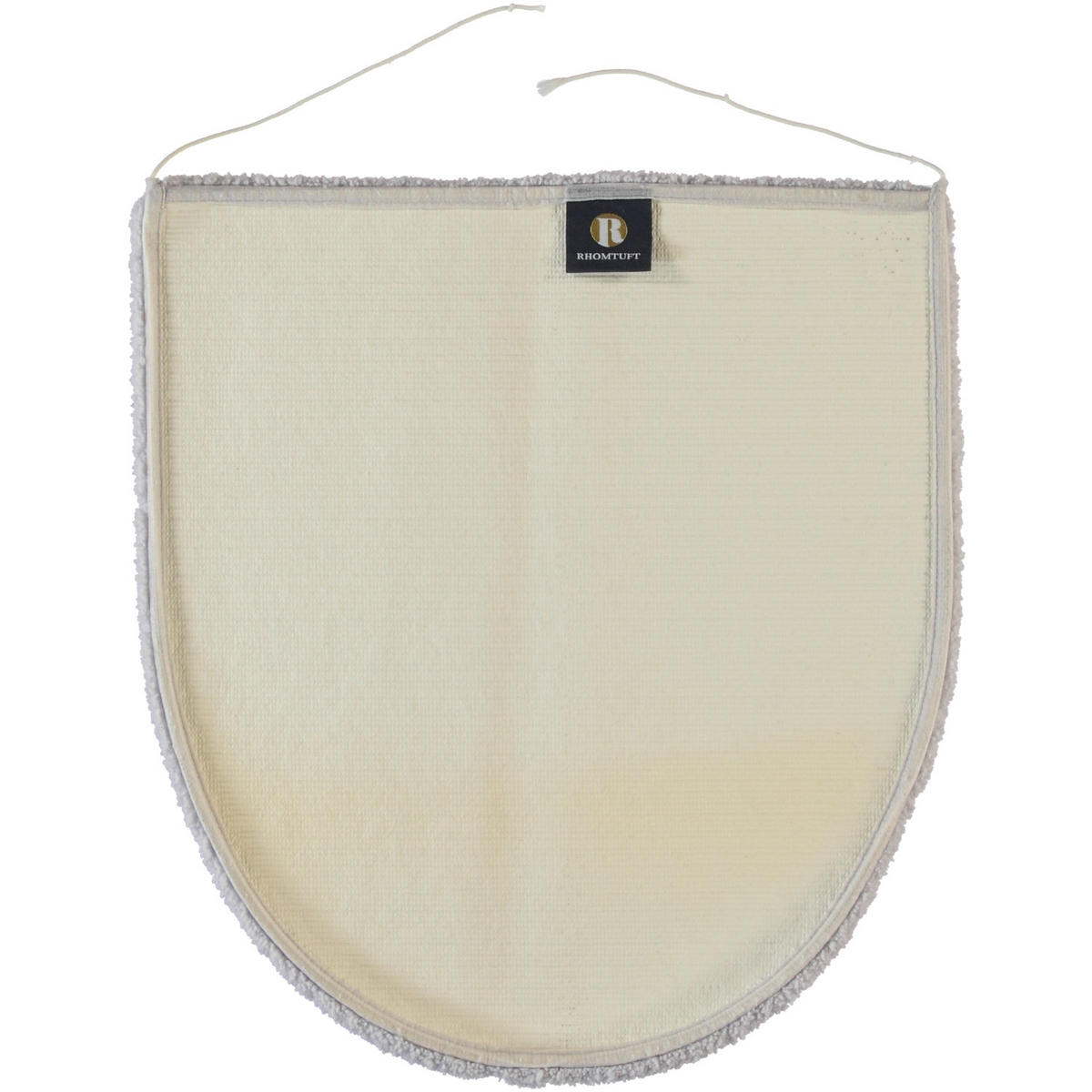 WC-DECKELBEZUG SQUARE PERLGRAU - 11 - Grau, Textil (45/50cm) - Rhomtuft