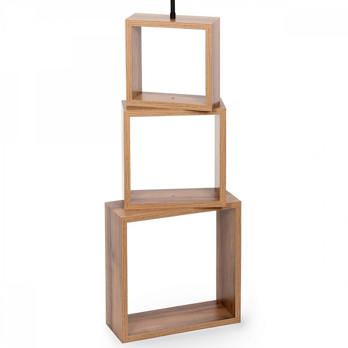 STEHLEUCHTE Mansfield - Schwarz, Metall (37/37/140cm) - lux.pro