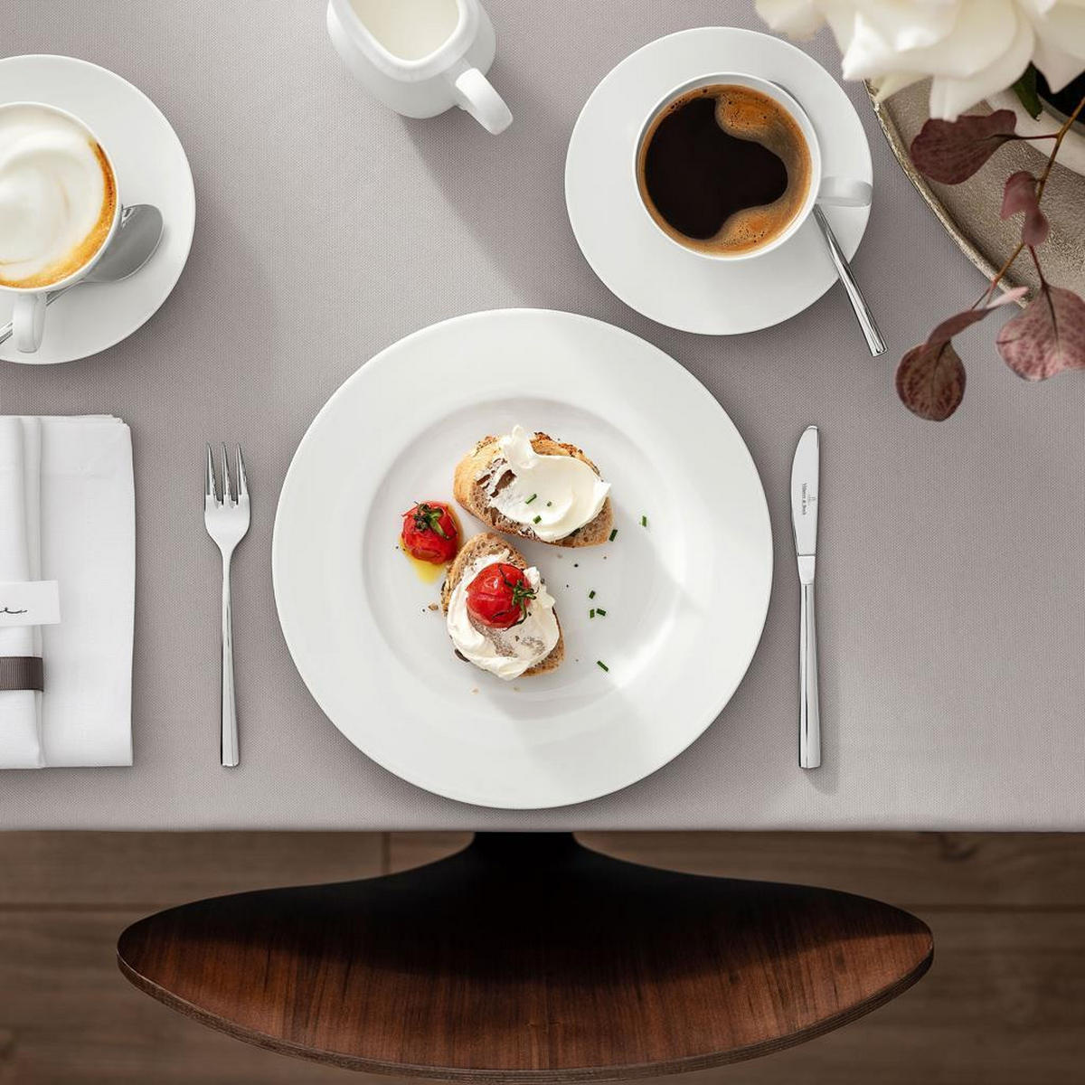 FRÜHSTÜCKSTELLER Royal weiß ø 24,5 cm 6er Set - Weiß, Keramik (24.5cm) - Villeroy & Boch