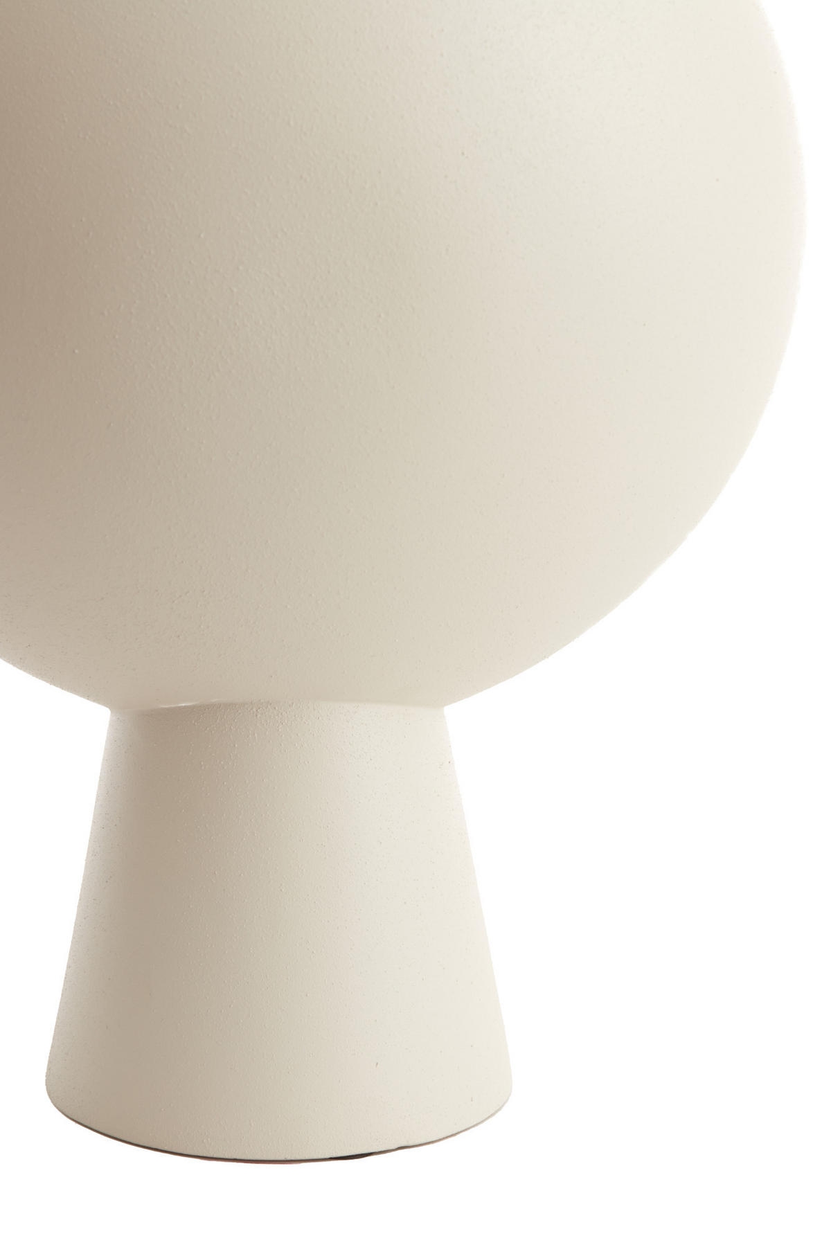 VASE Kavandu Weiß 22/14/40 cm - Weiß, Metall (40cm) - Light & Living