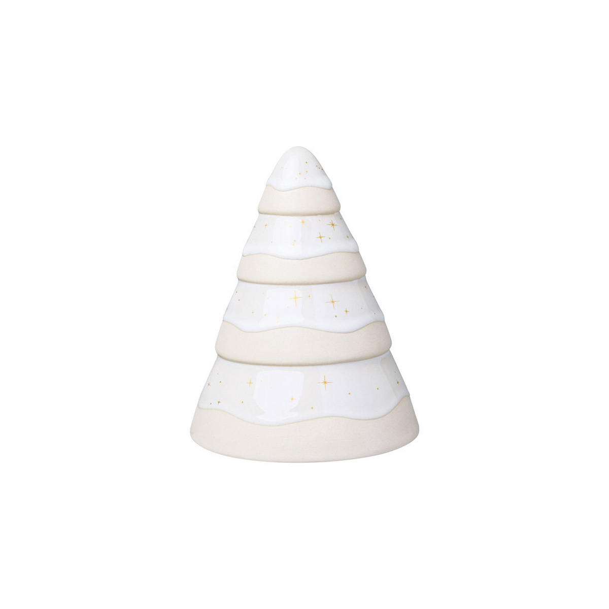 DEKOFIGUR Winter Glow beige ø 11 cm - Beige, Keramik (11/13.9/11cm) - like.Villeroy & Boch