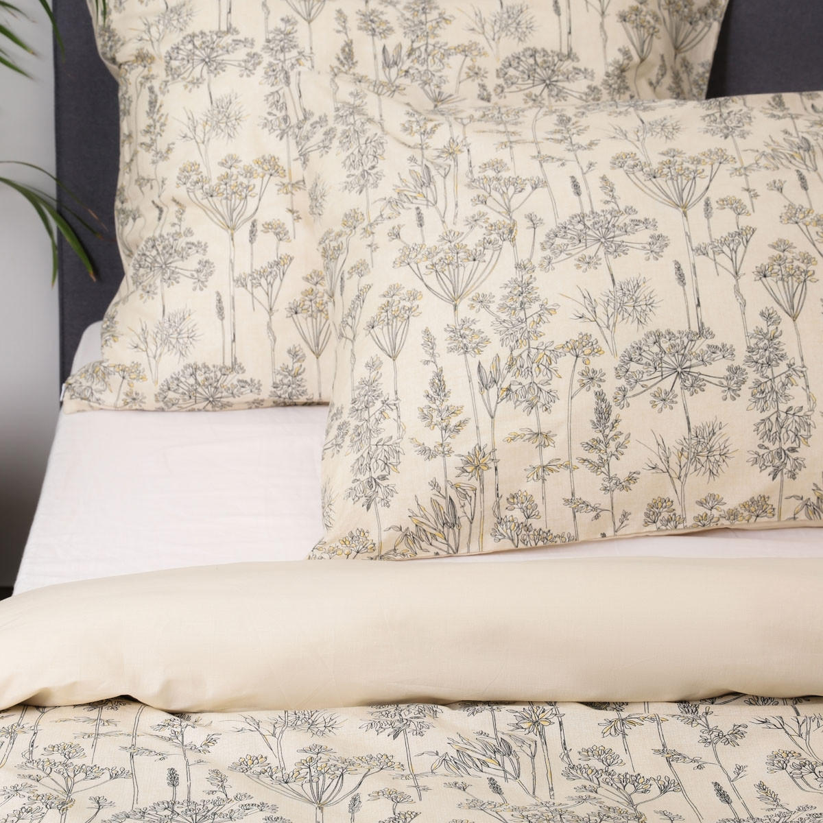 BETTWÄSCHE Possa beige 160/200 cm - Beige, Textil (160/200cm) - Homla