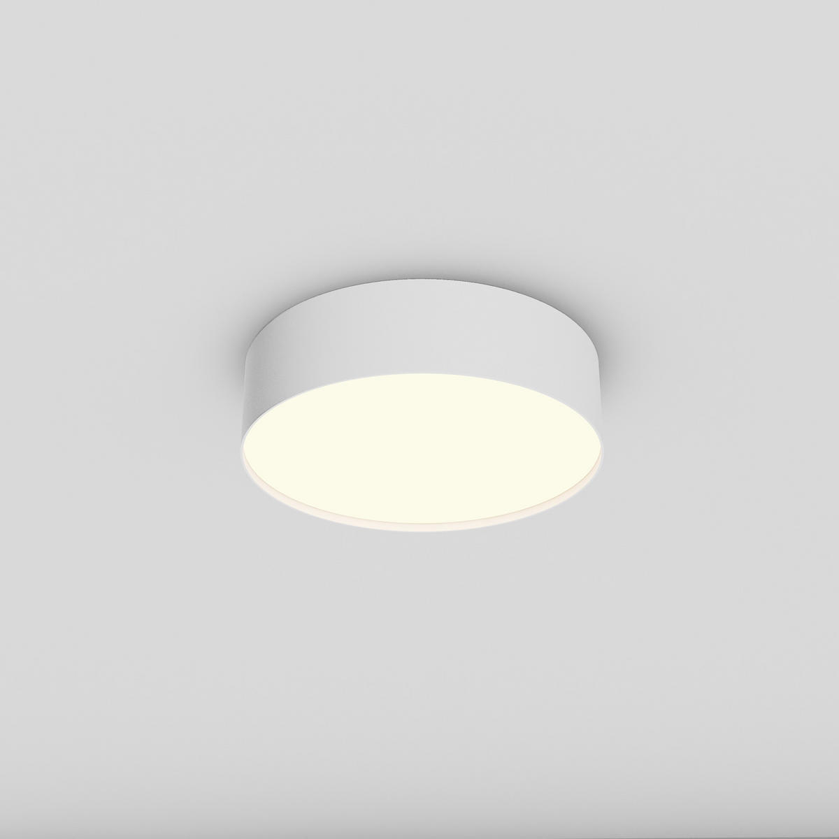 DECKENLEUCHTE Zon - Weiß - 22/22/6 cm - Weiß, Kunststoff (22/22/6cm) - Maytoni