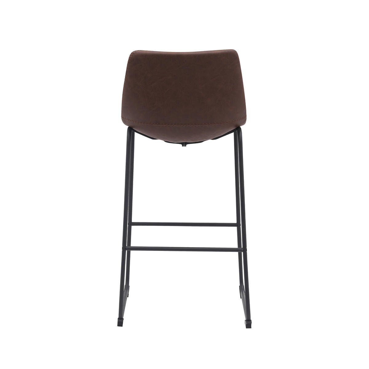 BARHOCKER Risto Braun 56/47/102 cm 2er-Set - Braun, Textil (47/102/56cm) - LABEL51