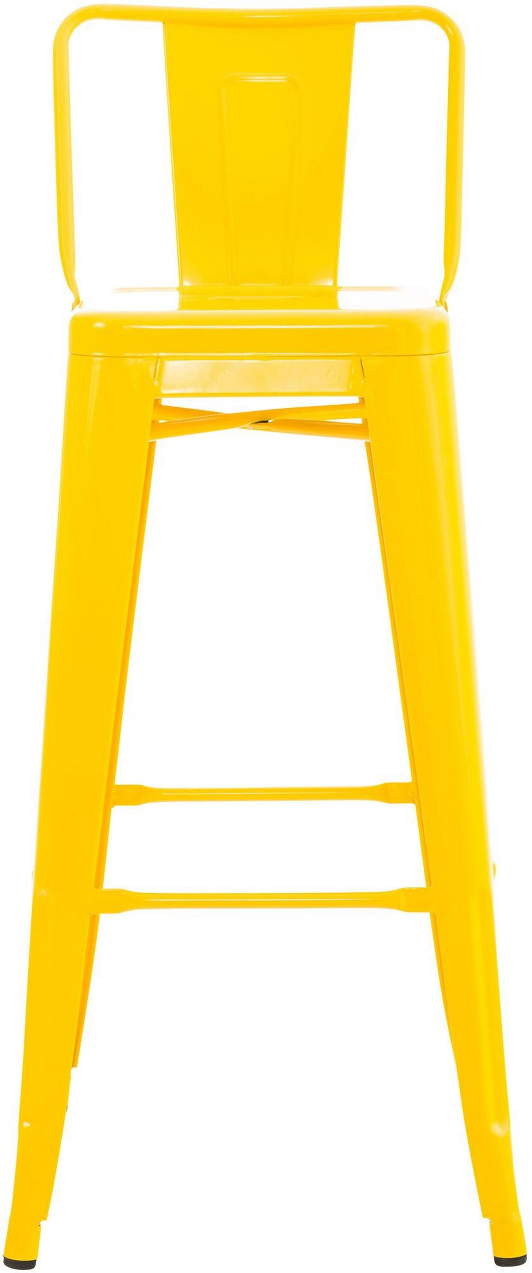 2ER Set Barhocker Mason 77 cm gelb - Gelb, Metall (44/96/43cm) - furnicato