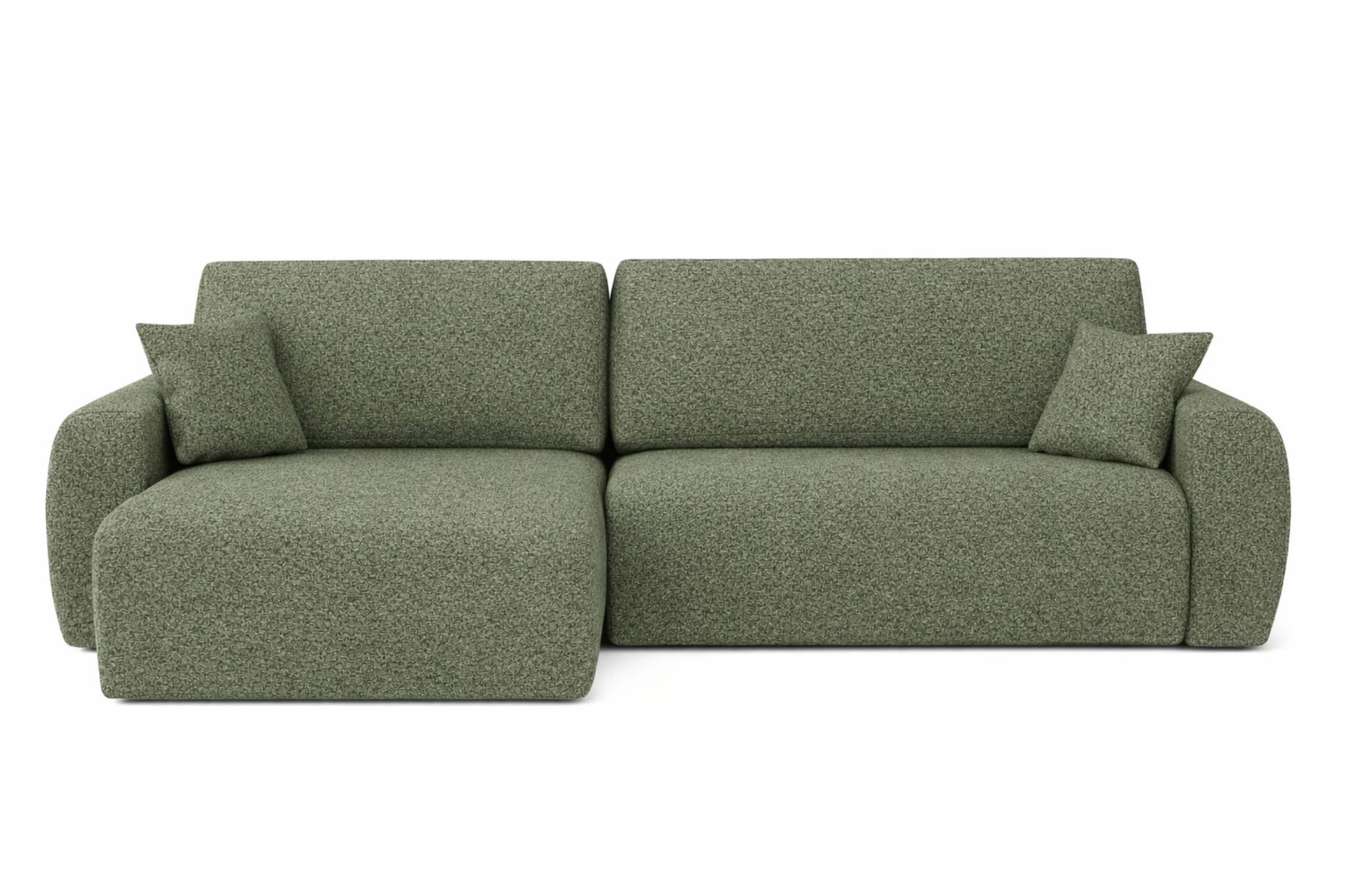 Thumbnail - Kaiser Möbel Ecksofa, Hellgrün, Holz, L-Form, 280x142 cm, Wohnzimmer, Sofas & Couches, Wohnlandschaften, Ecksofas