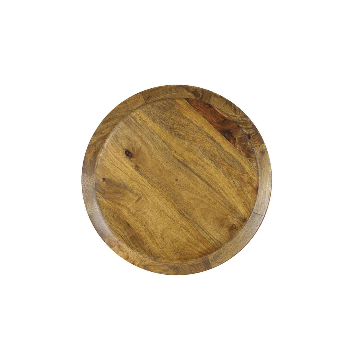 BEISTELLTISCH JOEKON Ø50x53 cm, Holz, Braun - Braun, Holz (50/50/53cm) - Light & Living