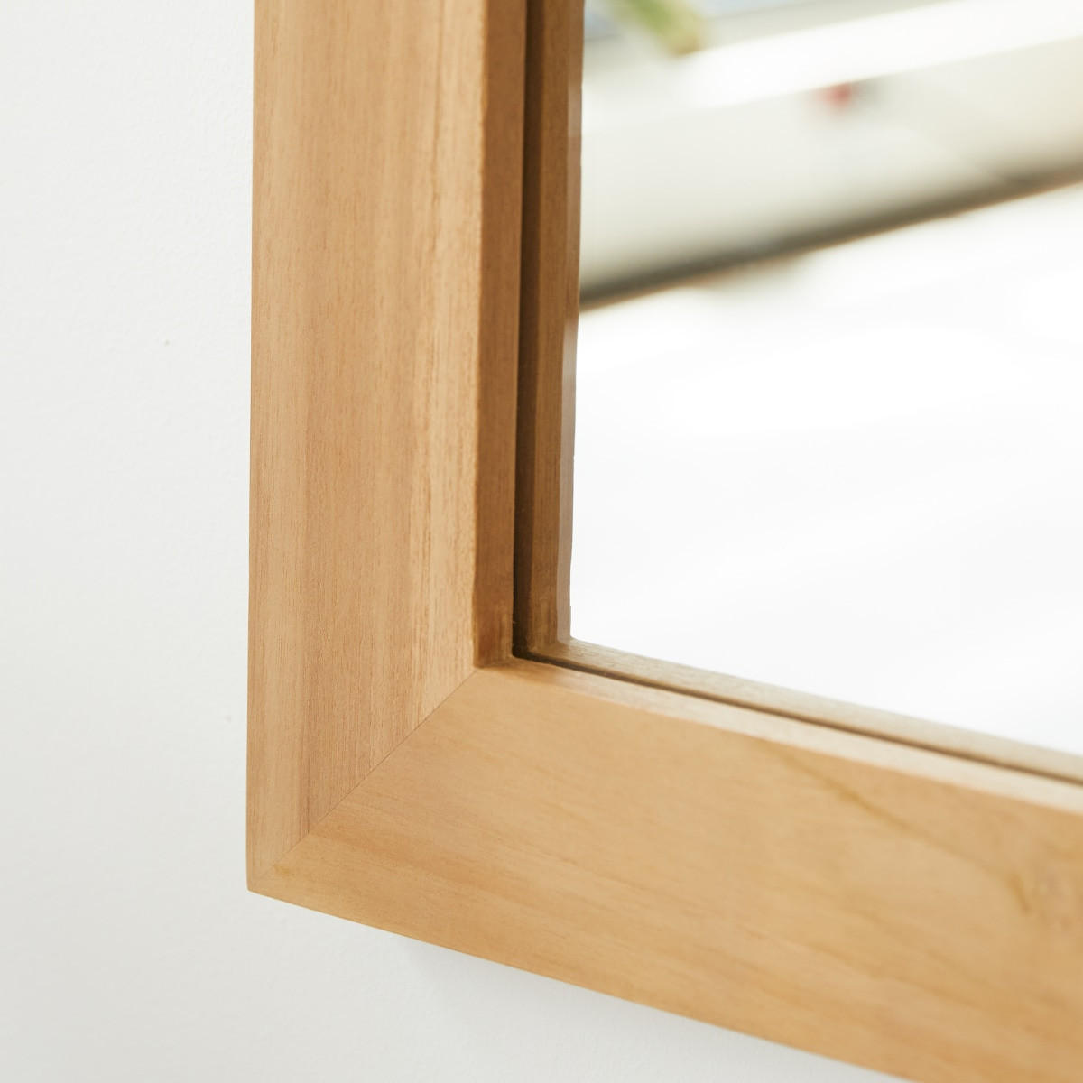 SPIEGEL Tona Natur aus Teak - Naturfarben, Holz (90/120/2cm) - Tikamoon