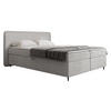 BOXBETT Boho II - Hellgrau/Schwarz, Holz/Holzwerkstoff (160/200cm) - MIRJAN24