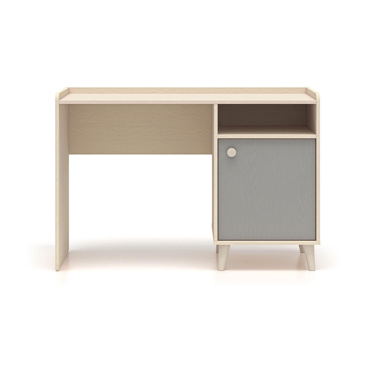 SCHREIBTISCH – 58 x 120 cm – Mevel – Grau - Grau, Holzwerkstoff (58/120/80cm) - hi-markt