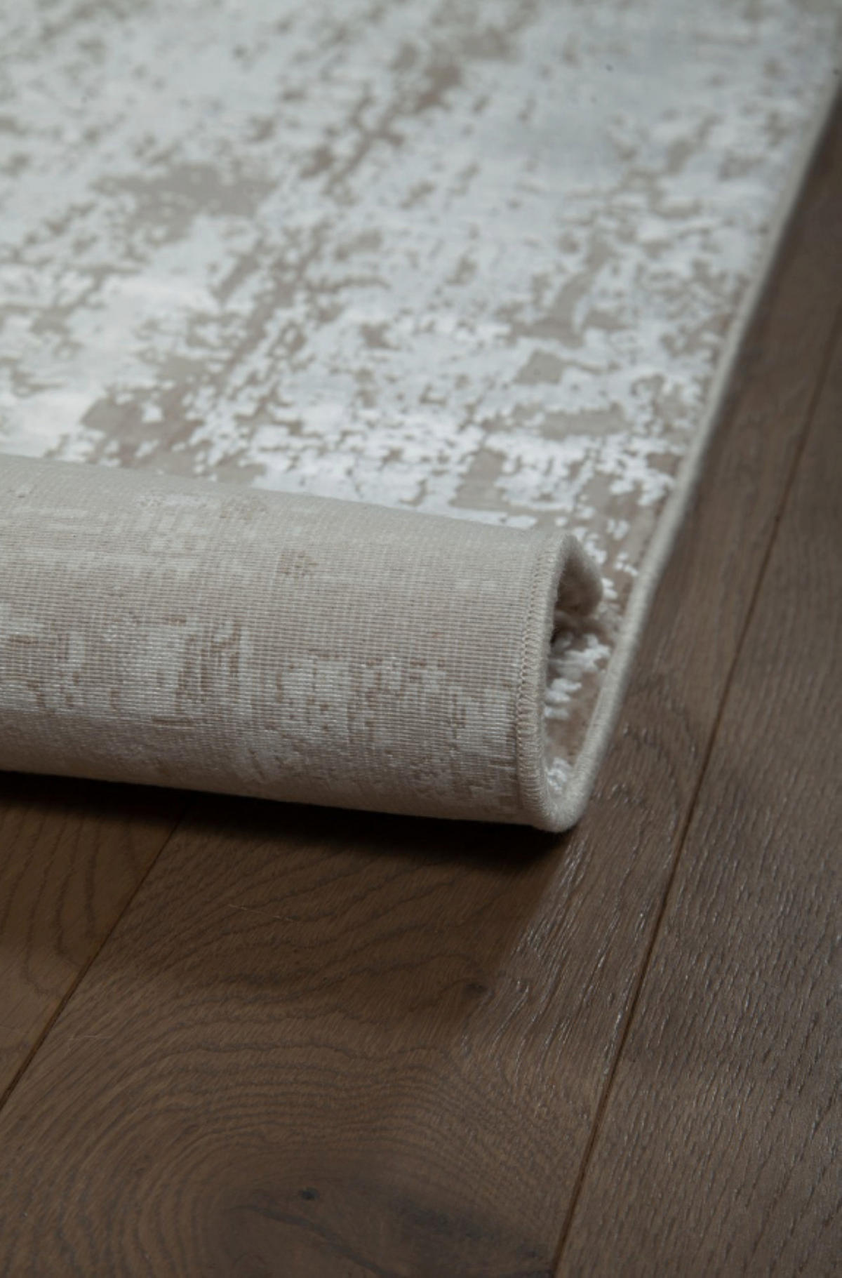 TEPPICH modern Wohn-/Schlafzimmer Viskose BRODERIE Beige 300x400 cm - Beige, Textil (300/400cm) - Novatrend