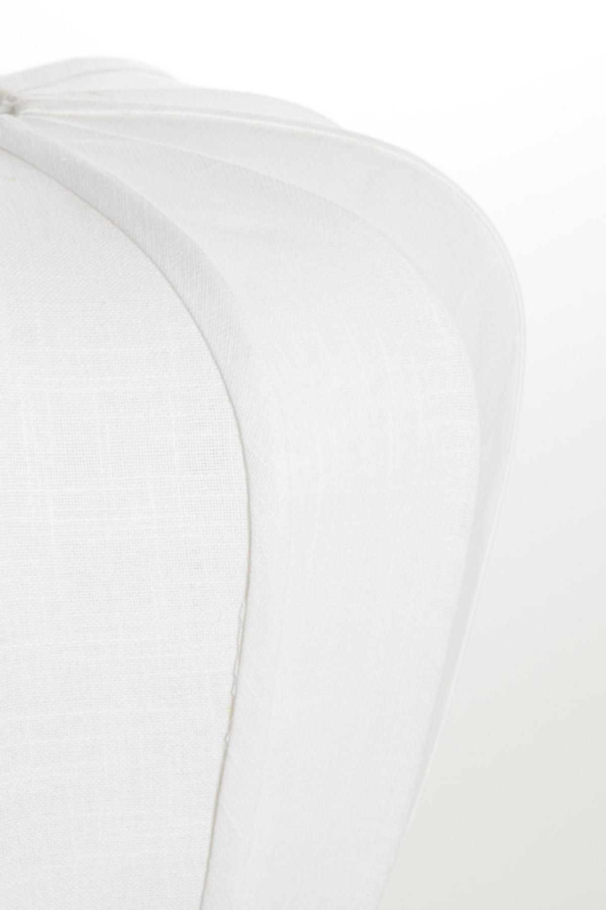 HÄNGELAMPE Zubedo Weiß Ø40/30 cm - Weiß, Textil (40/40/30cm) - Light & Living