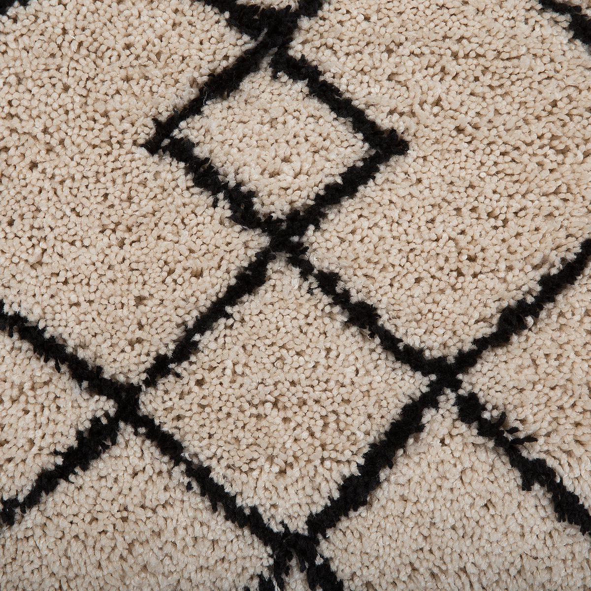 KURZFLOR-TEPPICH Havsa 230/160 cm - Beige, Kunststoff (160/230cm) - Beliani