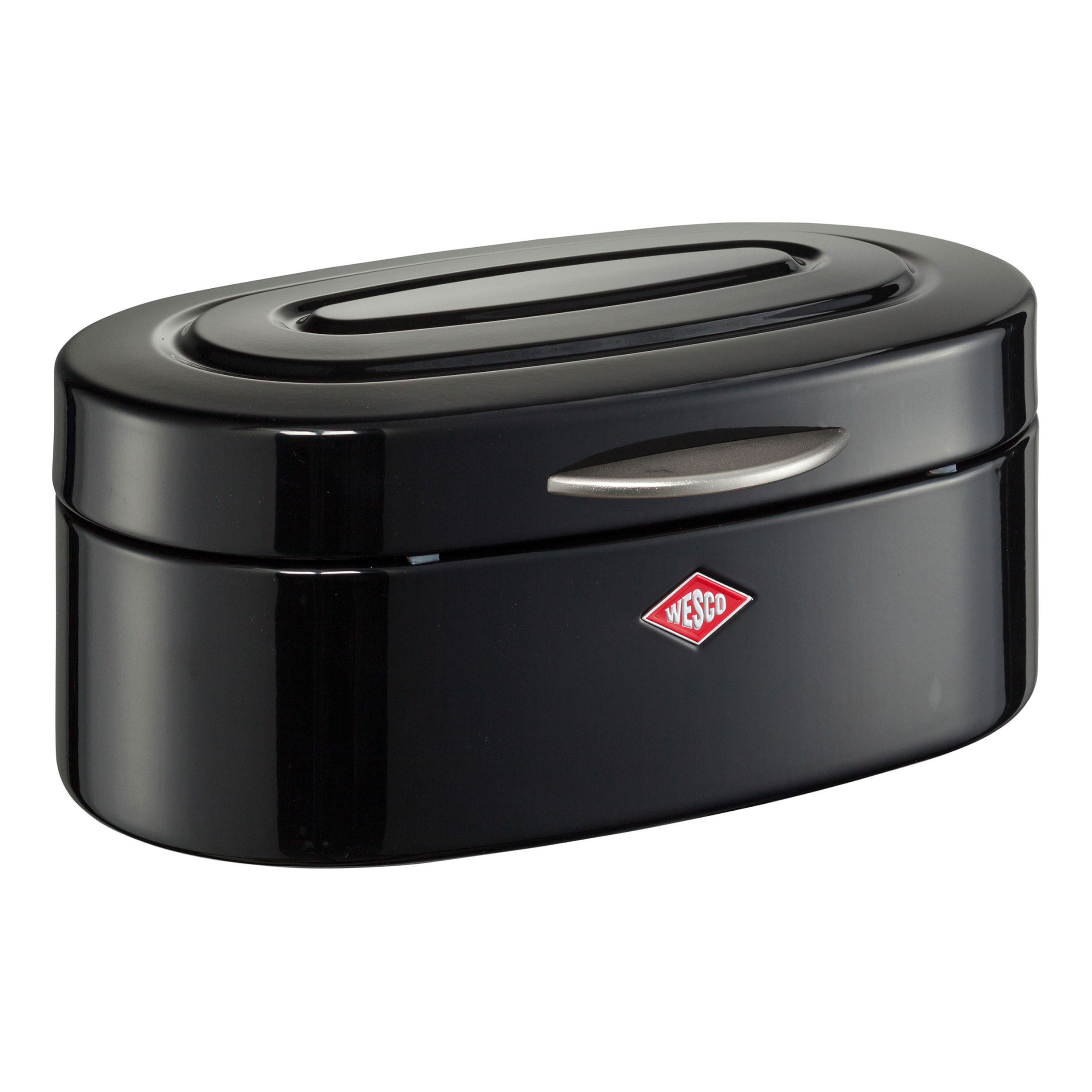 Wesco Brotkasten Schwarz Hochglanz 19.4x14x32.2 cm