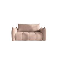 SOFA 2er-sitzer Ontario Mit Liegefunktion - Hellrosa, Holzwerkstoff/Textil (162/86/101cm) - Fun Möbel