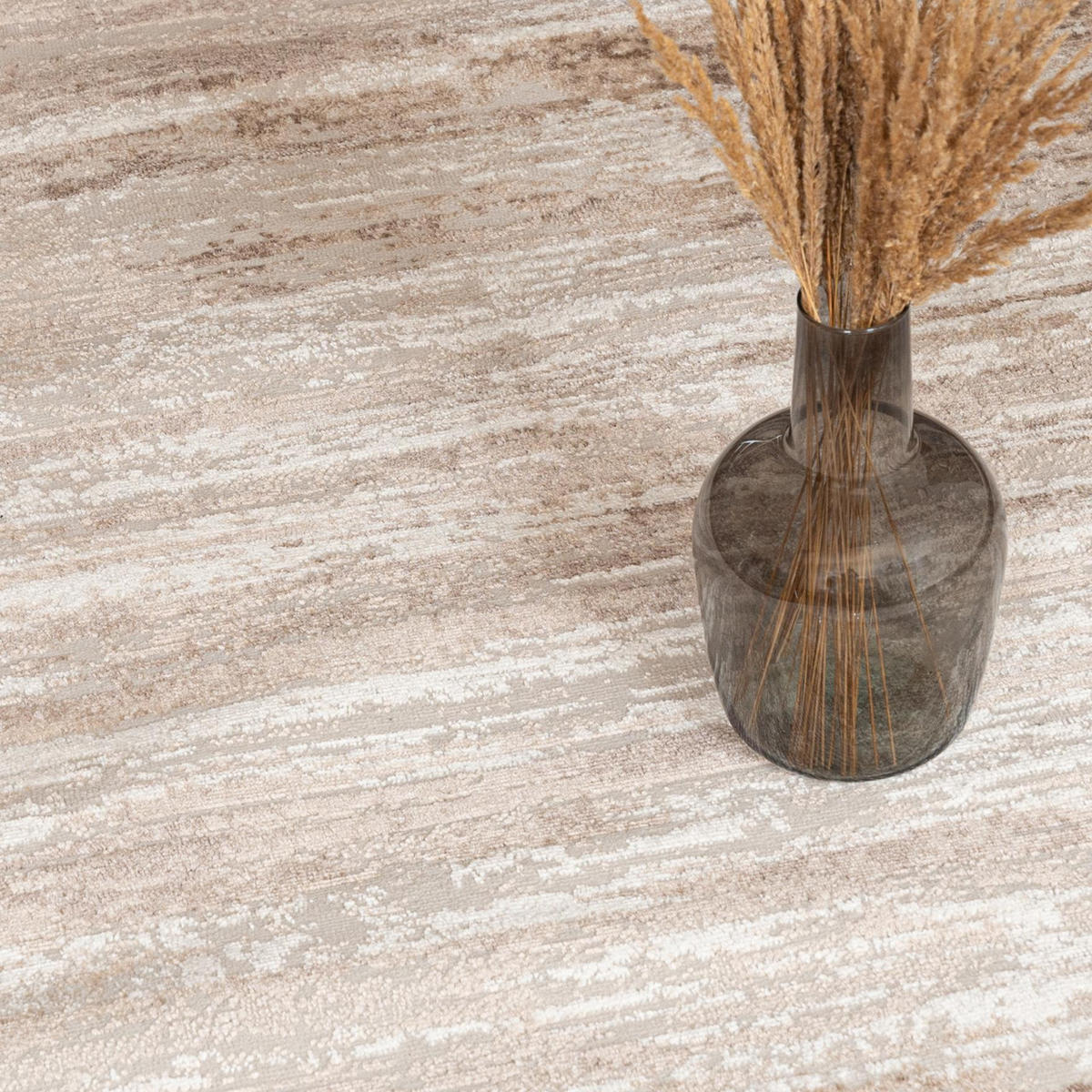 TEPPICH Beige Creme abstrakt - 160 x 230 cm - Beige/Creme, Textil (160/230cm) - Mazovia