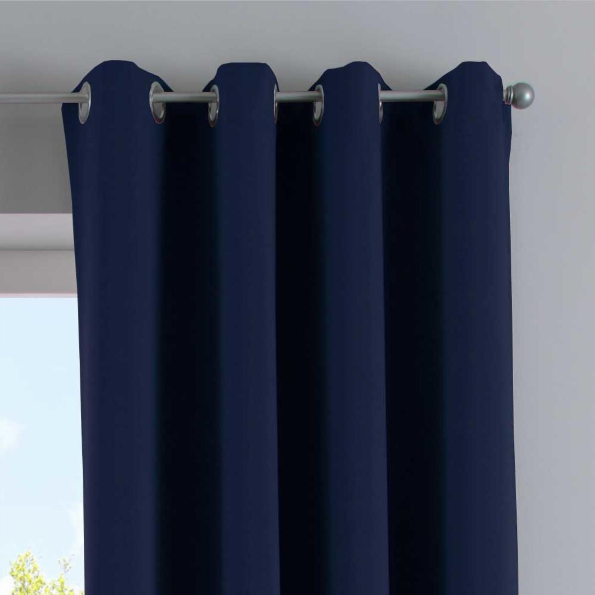 VORHANG »NEW YORK« HxB 160x140 cm Blau - Blau, Textil (140/160cm) - Gardinenbox