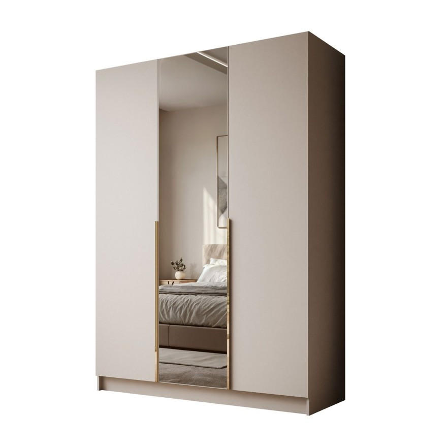 KLEIDERSCHRANK AUREL KASCHMIR 3D - Kaschmir, Holzwerkstoff (150/210/55cm) - Lookway