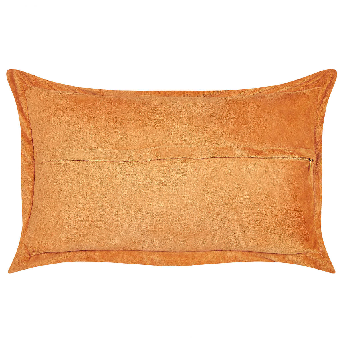 DEKOKISSEN CORD 2er-Set Orange 47/27 cm Zinnia - Orange, Textil (47/27cm) - Beliani