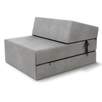 KLAPPMATRATZE SUZI - Grau, Textil (70/200cm) - FDM