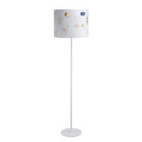 STEHLAMPE Bunt 40/30 cm - Multicolor/Weiß, Kunststoff (30/3.8/30cm) - ONZENO