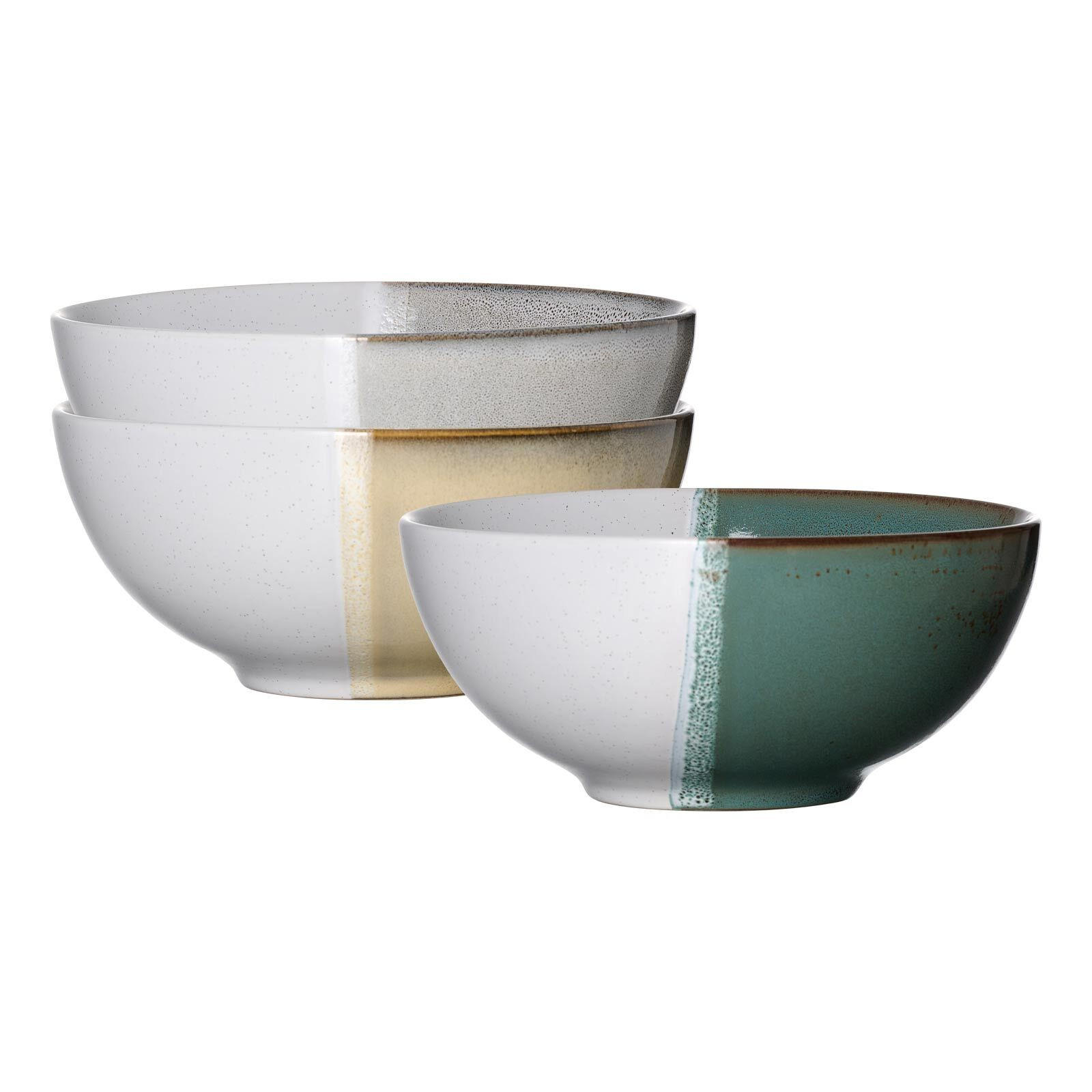 POKE BOWLSCHALEN Tonala Gemischt ø 17,5 cm 3er Set - Multicolor, Keramik (17.5cm) - Ritzenhoff Breker