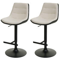 BARSKI STOLEC Krema bela - bela, tekstil (53/116/47cm) - MCW