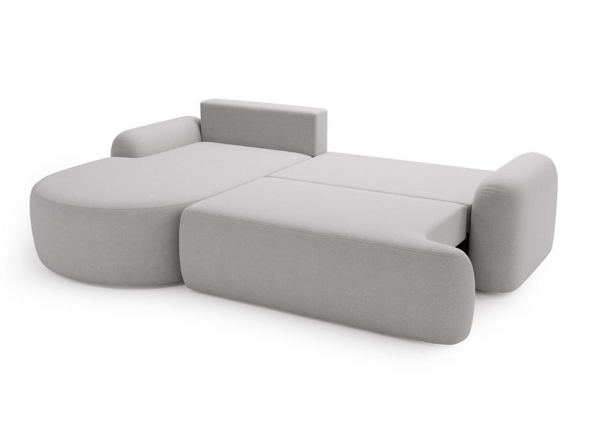 ECKSOFA Aurio Grau Links - Grau, Holz/Textil (177/261cm) - Graingold