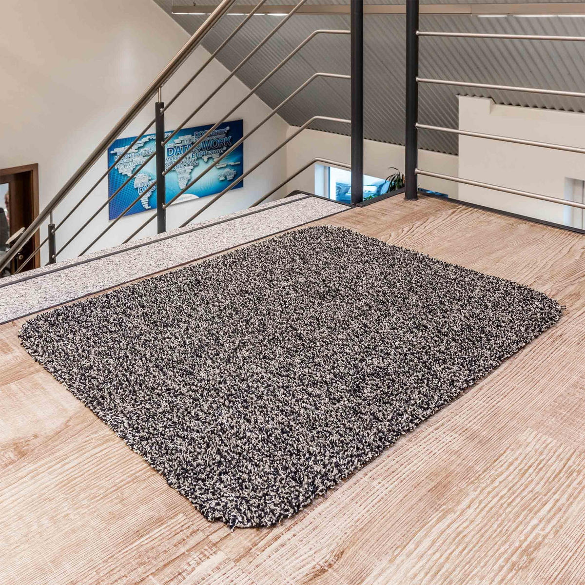 FUSSMATTE FÜR INNEN ENTRA 2ER SET - Anthrazit, Textil (40/60cm) - Astra