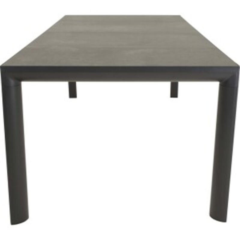 GARTENTISCH Murcia - Anthrazit - 220/100/74 cm - Dunkelgrau, Metall (220/100/74cm) - Lesli Living
