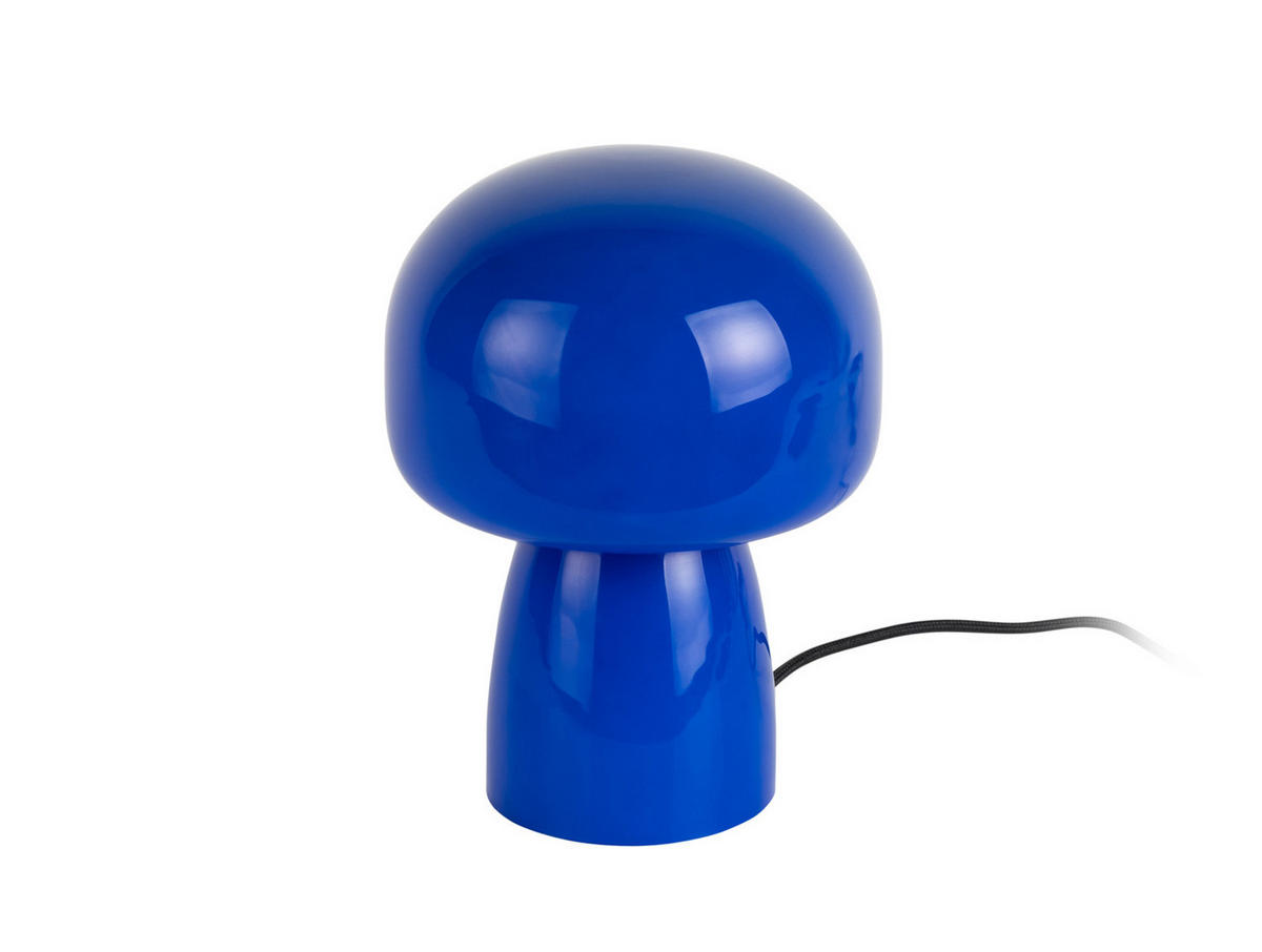 TISCHLAMPE Fervor Blau 15/15/20 cm - Blau, Glas (15/15/20cm) - Leitmotiv