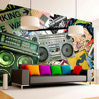 SELBSTKLEBENDE FOTOTAPETE 147/105 cm - Multicolor, Kunststoff/Textil (147/1cm) - KUNSTLOFT