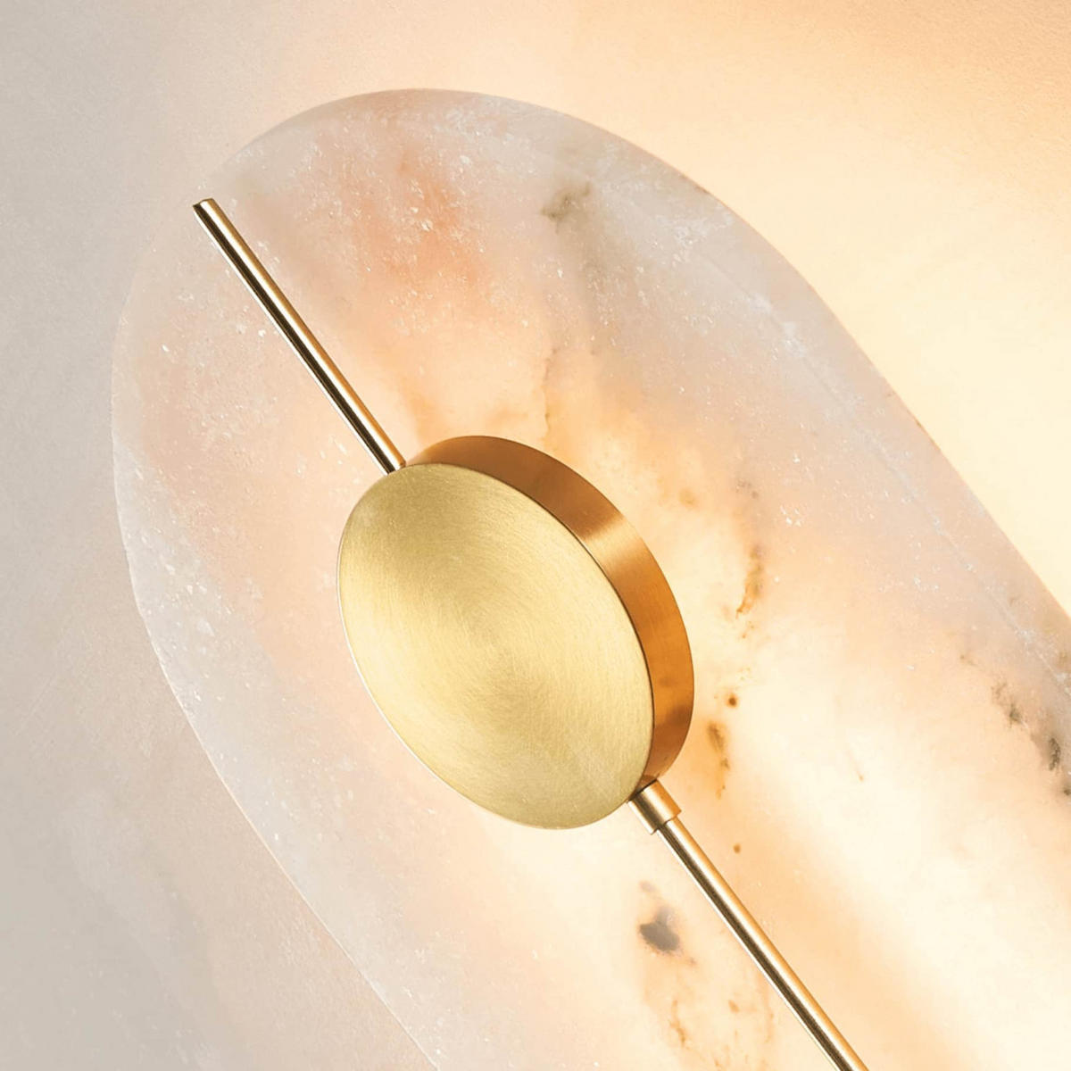 WANDLEUCHTE Calizia, Weiß und Gold, 42.5cm - Goldfarben, Metall (16.5/42.5/6cm) - KOSILUM