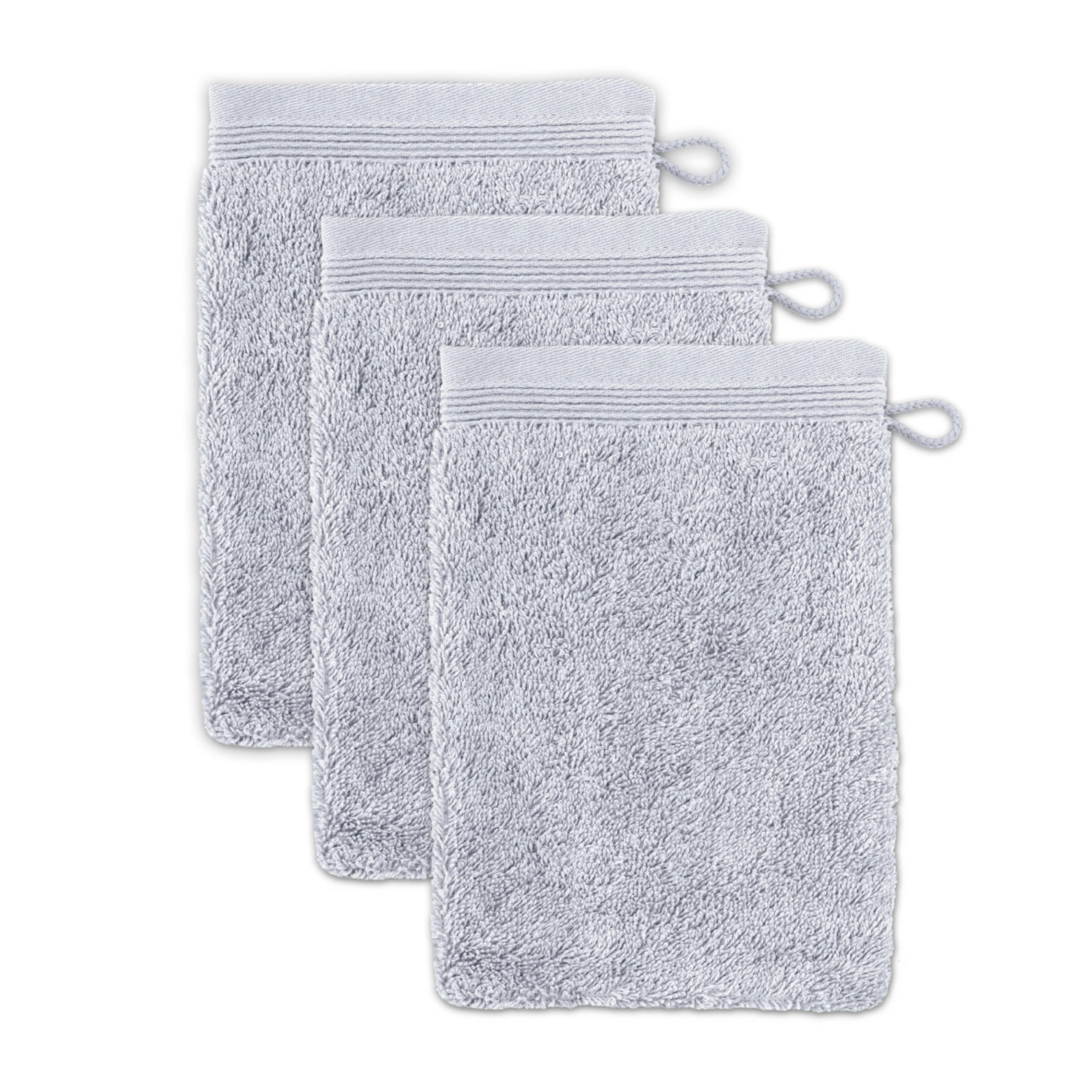 WASCHHANDSCHUH SUPERWUSCHEL 3ER PACK - Silberfarben, Textil (15/20cm) - MÖVE