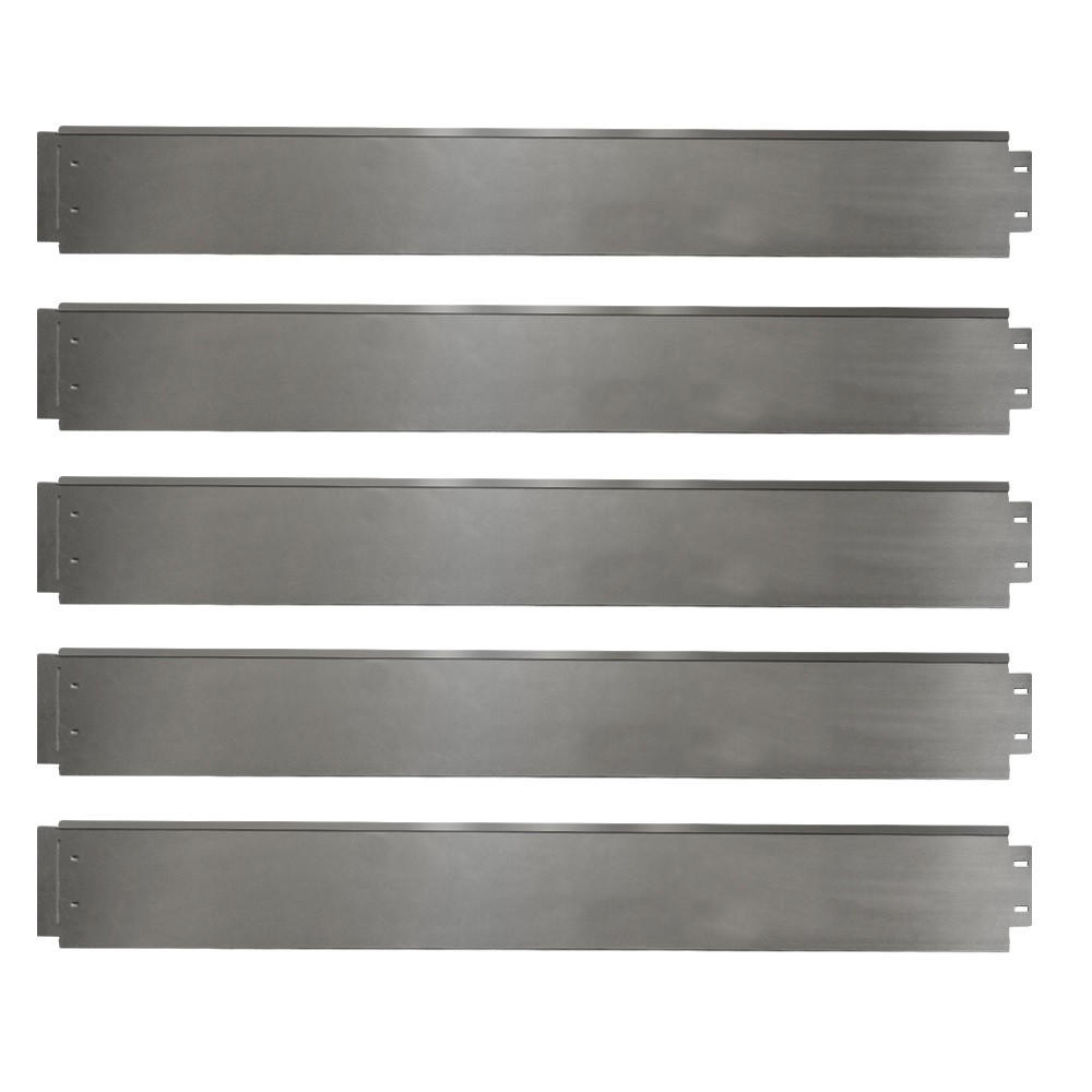 RASENKANTE Silber 100 x 14 cm 20 Meter - Silberfarben, Metall (100/14/0.7cm) - OK-Living