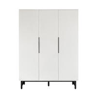KLEIDERSCHRANK NYLA - Weiß, 150 x 200 cm - Weiß, Holzwerkstoff (150/200/60cm) - Home Deluxe
