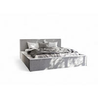 POLSTERBETT Aldana Komplettset - Beige, Holzwerkstoff/Textil (120/200cm) - Fun Möbel