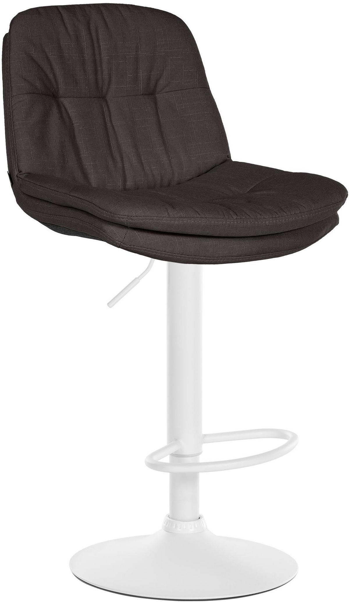 BARHOCKER Stoff dunkelgrau - Dunkelgrau/Schwarz, Textil (46/92/54cm) - CLP